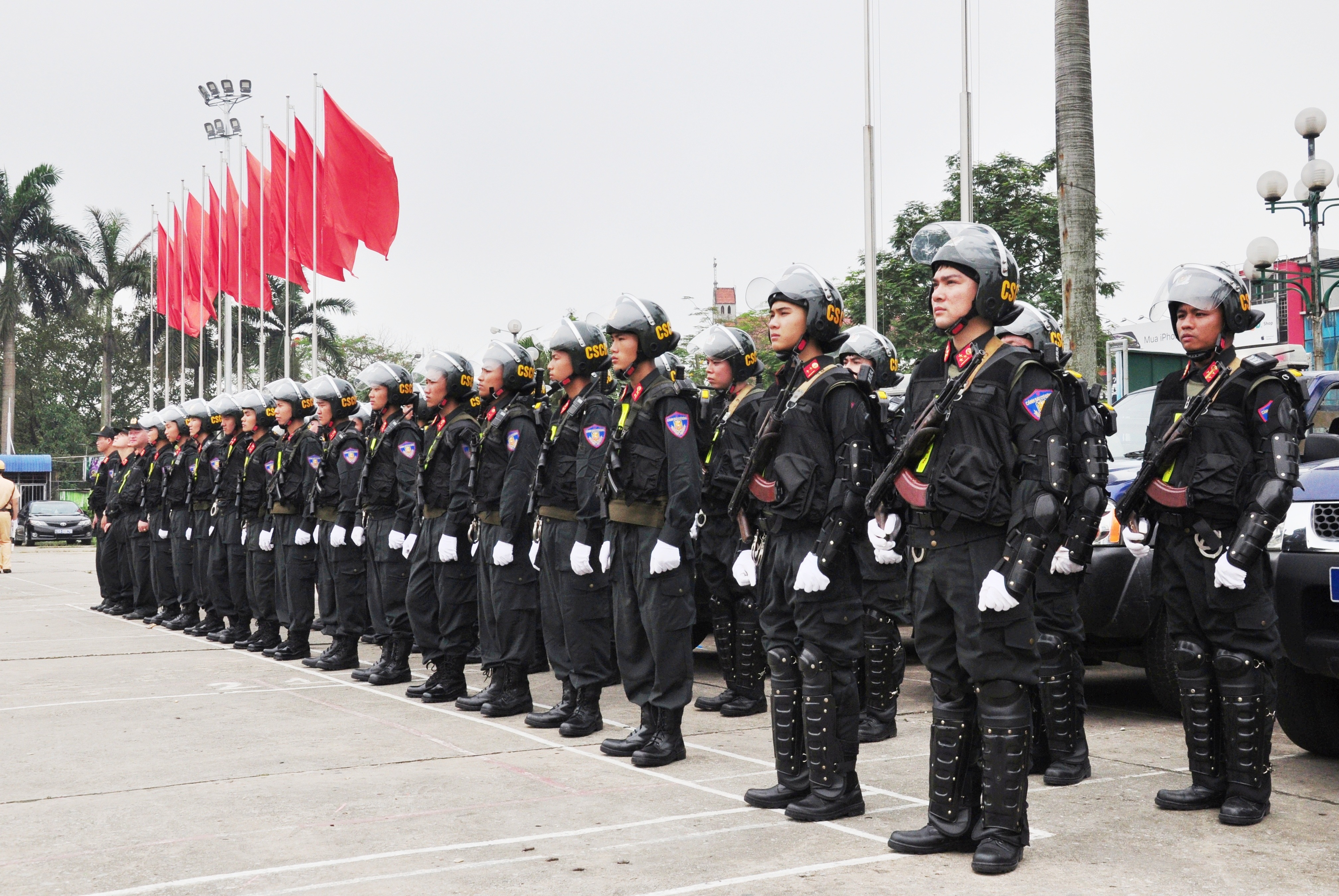 Phòng Cảnh sát cơ động: Bảo vệ tuyệt đối an toàn các mục tiêu