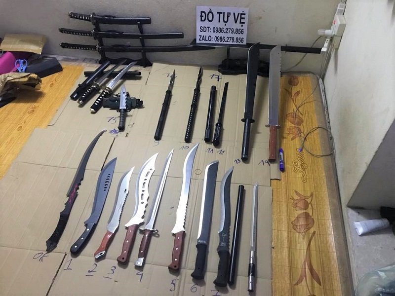 Phòng Cảnh sát hình sự: Triệt phá “đại lý” buôn vũ khí thô sơ qua mạng