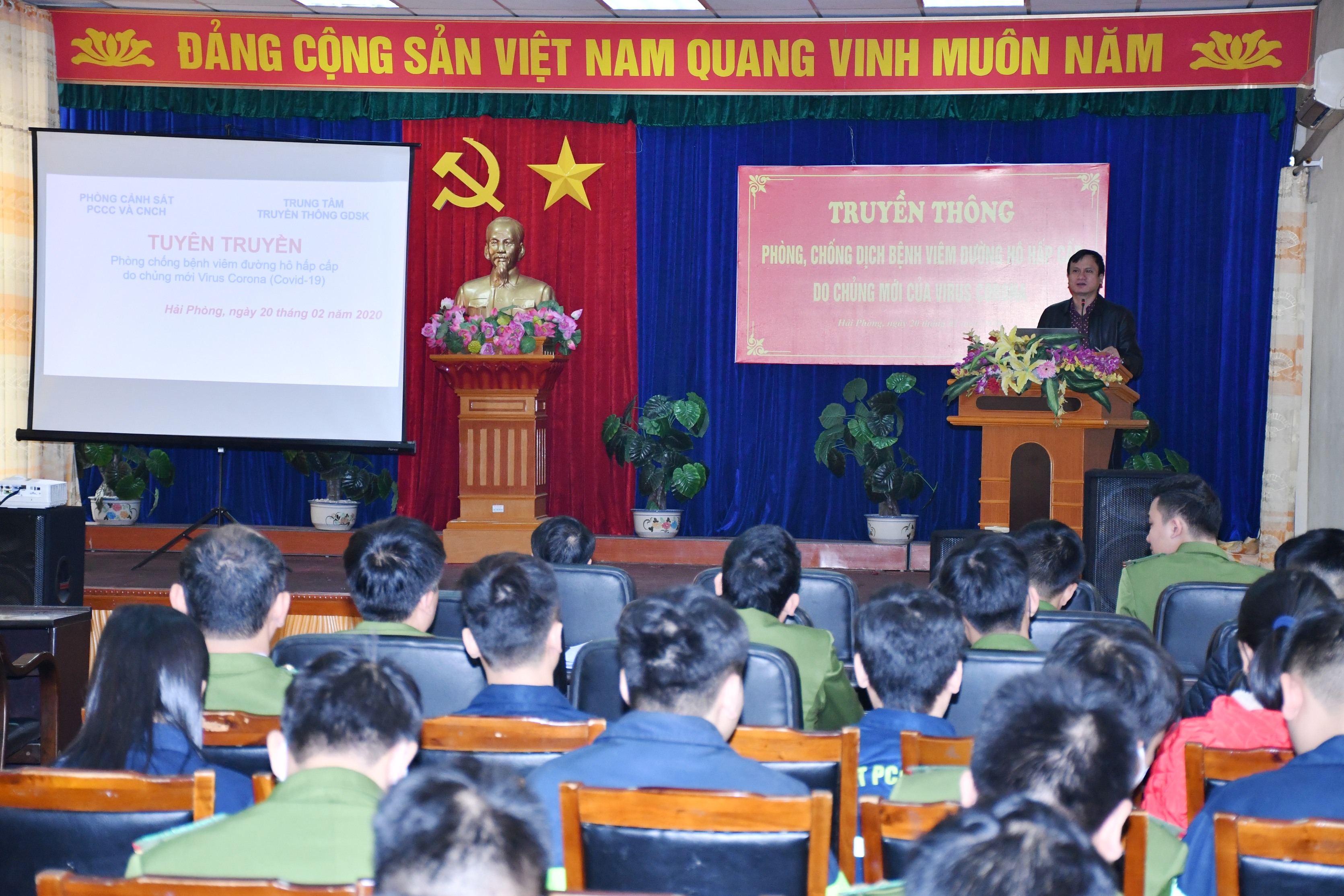 Phòng cảnh sát PCCC và cứu hộ, cứu nạn: Tuyên truyền phòng, chống dịch Covid-19