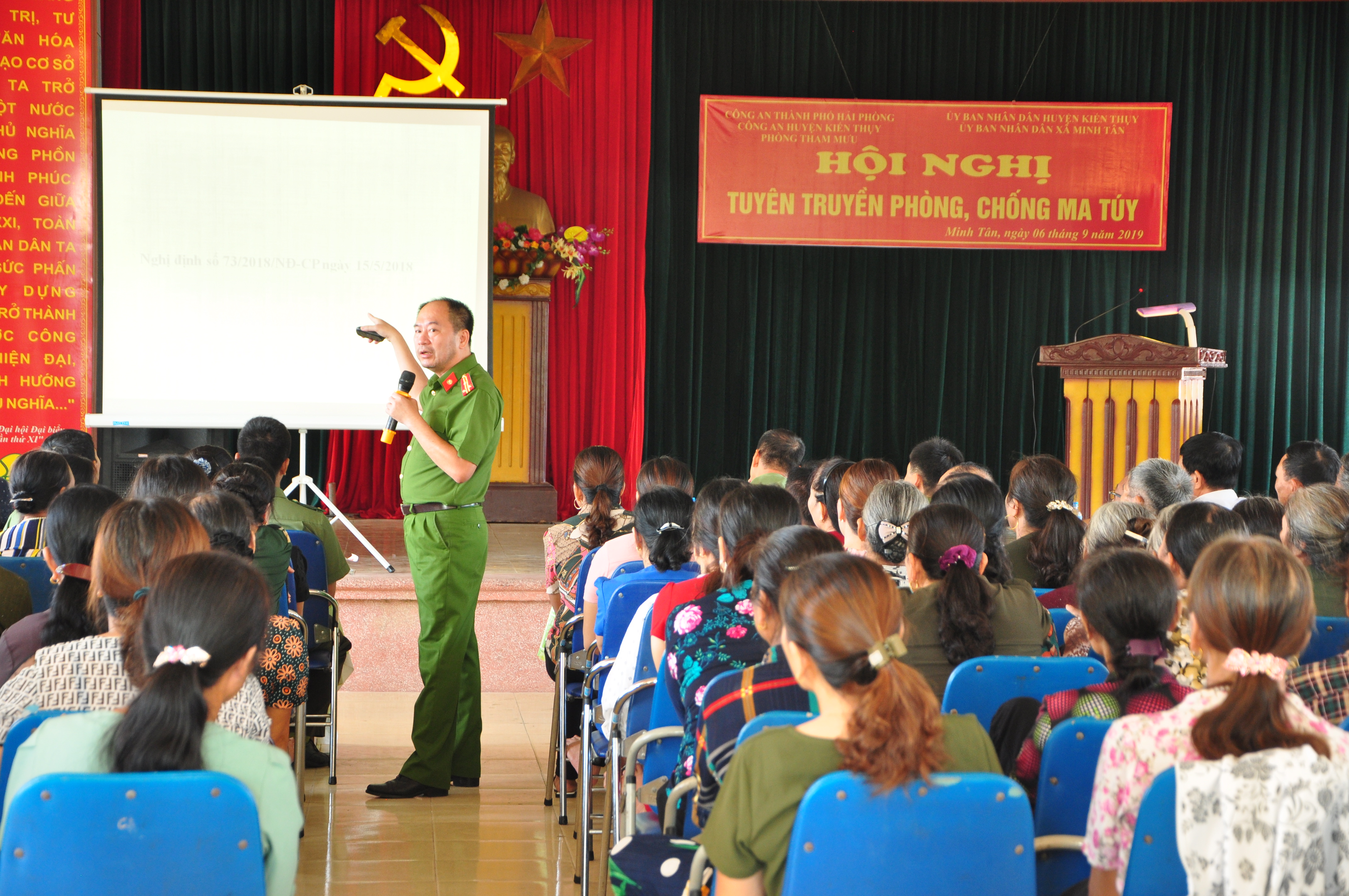 Phòng cảnh sát điều tra tội phạm về ma túy: Tổ chức 6 buổi tuyên truyền về công tác phòng, chống ma túy tới 2.300 lượt người