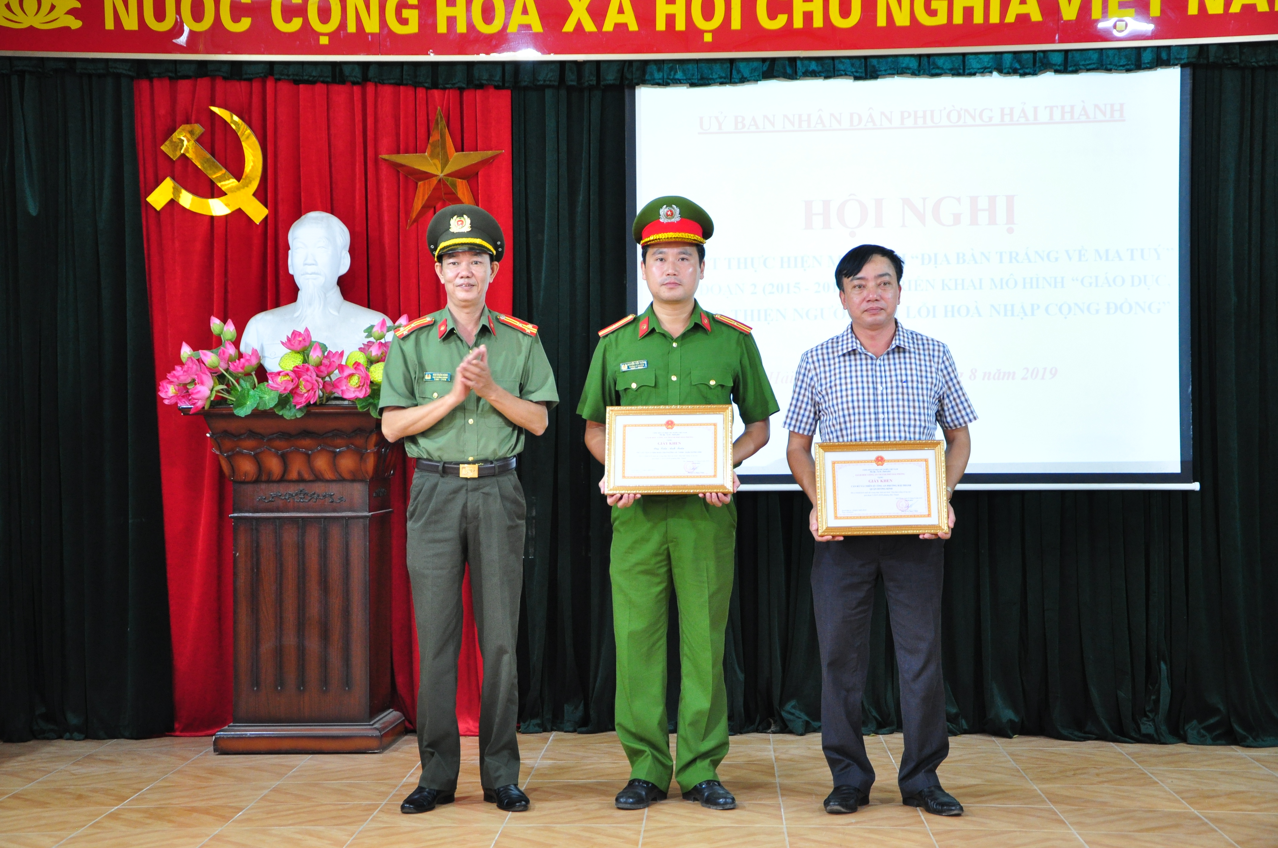 Phường Hải Thành sơ kết việc thực hiện mô hình “Địa bàn trắng về ma túy” giai đoạn 2 và xây dựng mô hình mới