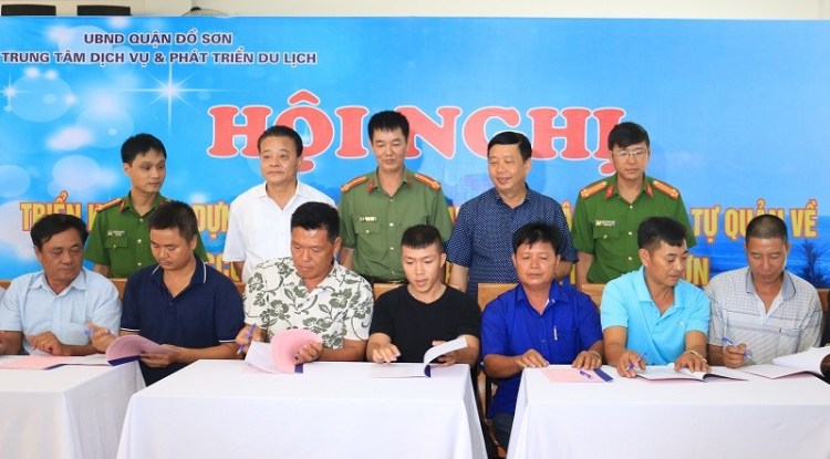 Quận Đồ Sơn: Ra mắt mô hình tự quản về an ninh trật tự – PCCC và CNCH tại bến tàu du lịch Nam Đồ Sơn