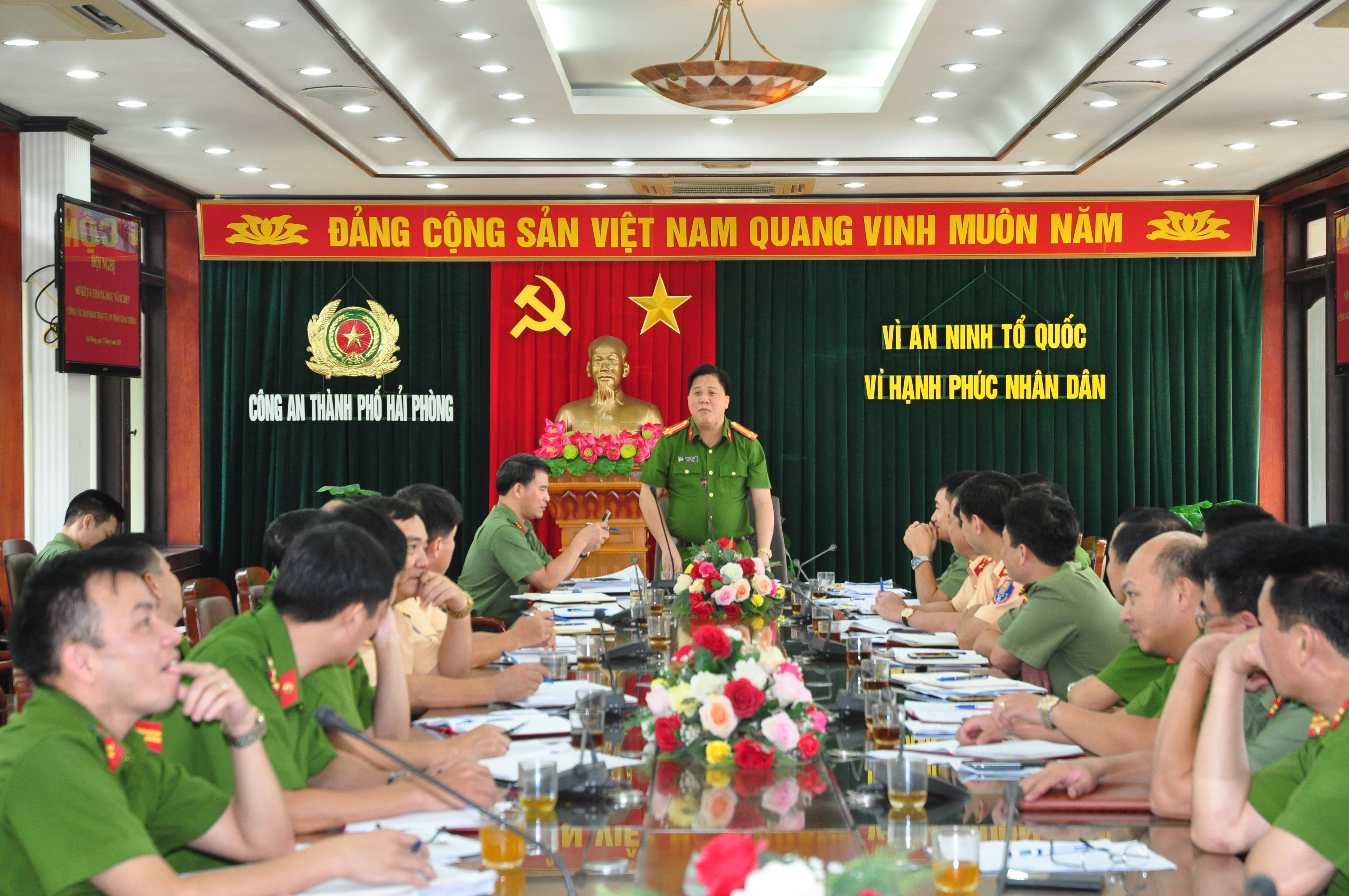 Sơ kết công tác bảo đảm trật tự an toàn giao thông 6 tháng đầu năm 2019