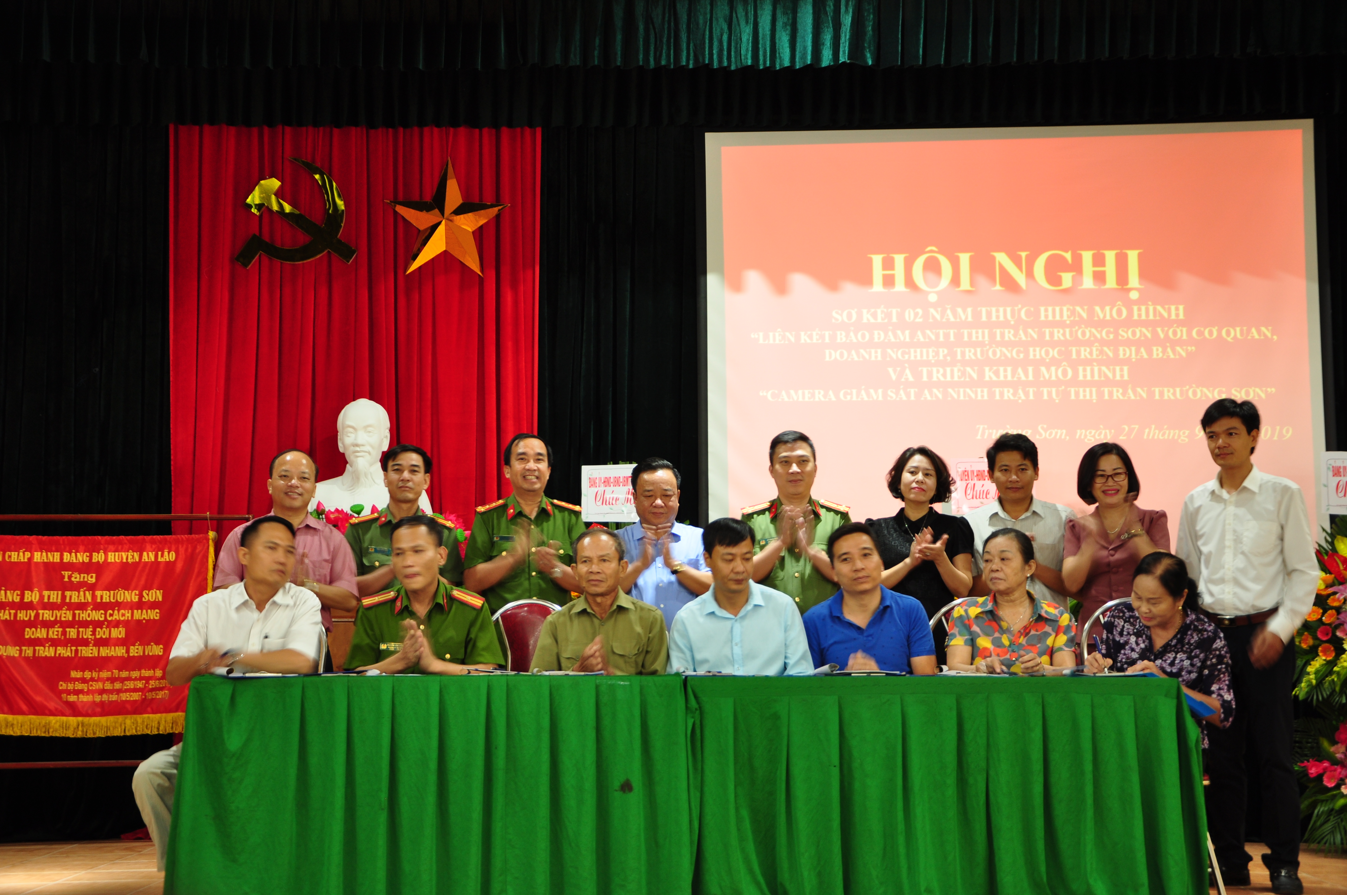 Thị trấn Trường Sơn (An Lão): Sơ kết mô hình liên kết và triển khai mô hình camera giám sát bảo đảm ANTT 