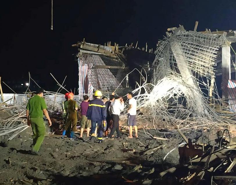 Thông tin về việc sập giàn giáo tại thôn Bắc Sơn, huyện An Dương