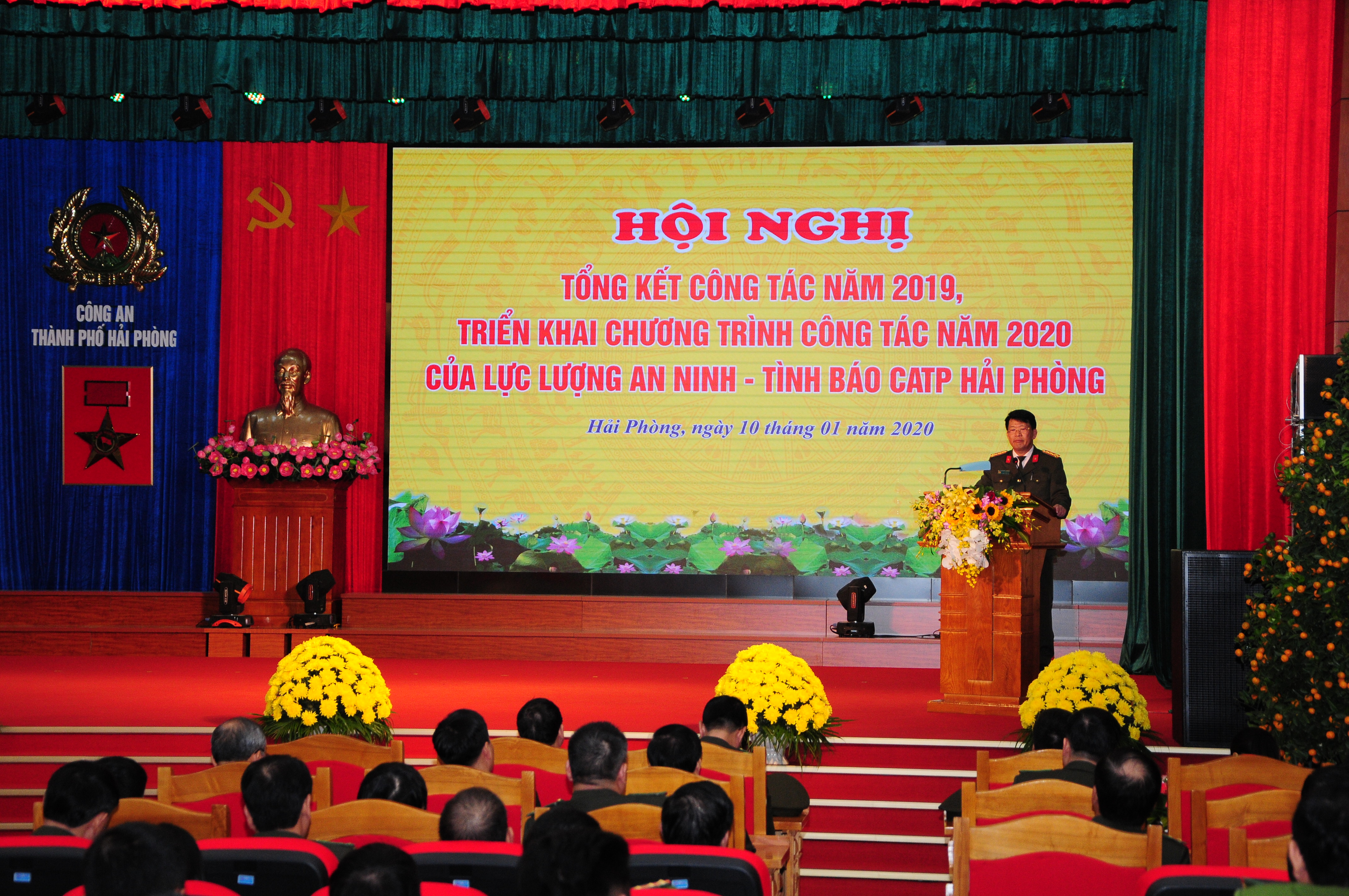 Lực lượng an ninh nhân dân tổng kết công tác năm 2019, triển khai chương trình công tác năm 2020