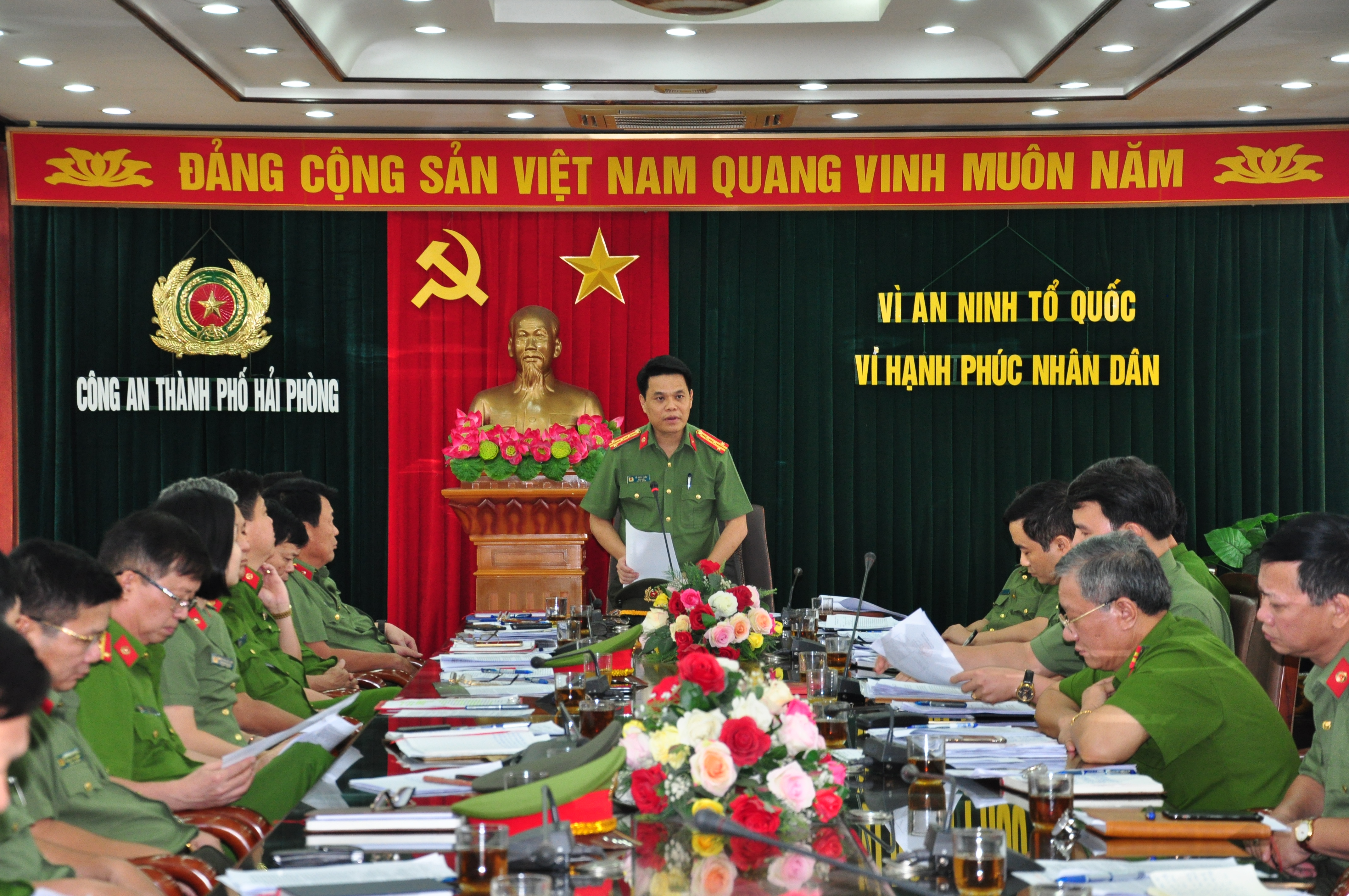 Triển khai Cuộc thi viết “Công an Hải Phòng - 50 năm thực hiện Di chúc của Chủ tịch Hồ Chí Minh” trên Báo An ninh Hải Phòng
