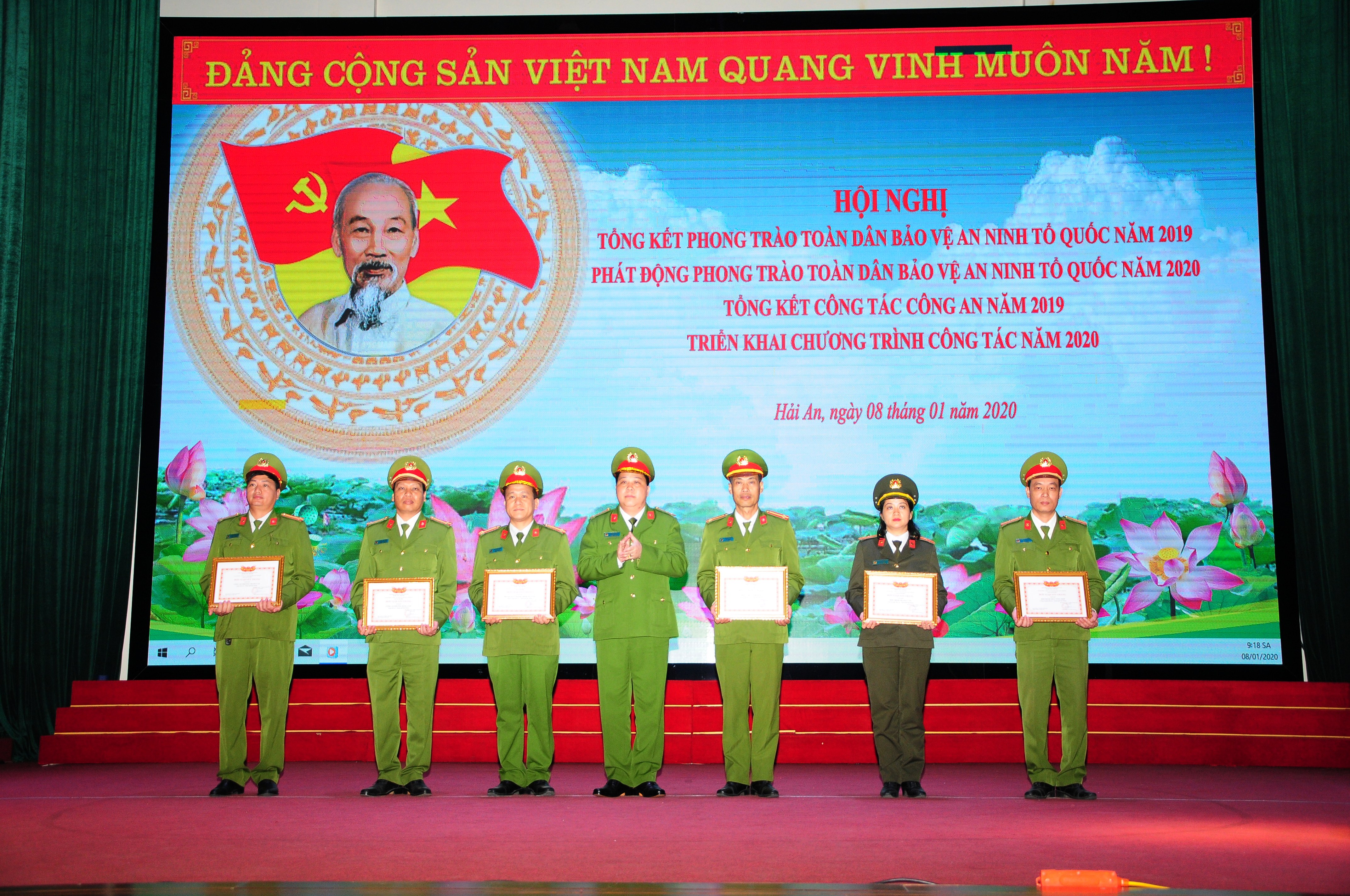 UBND quận Hải An tổng kết phong trào Toàn dân bảo vệ ANTQ năm 2019, phát động phong trào năm 2020